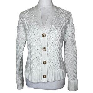 dip Women's Thick Cable Knit Button Cardigan Sweater Cold Weather Plus Size XL